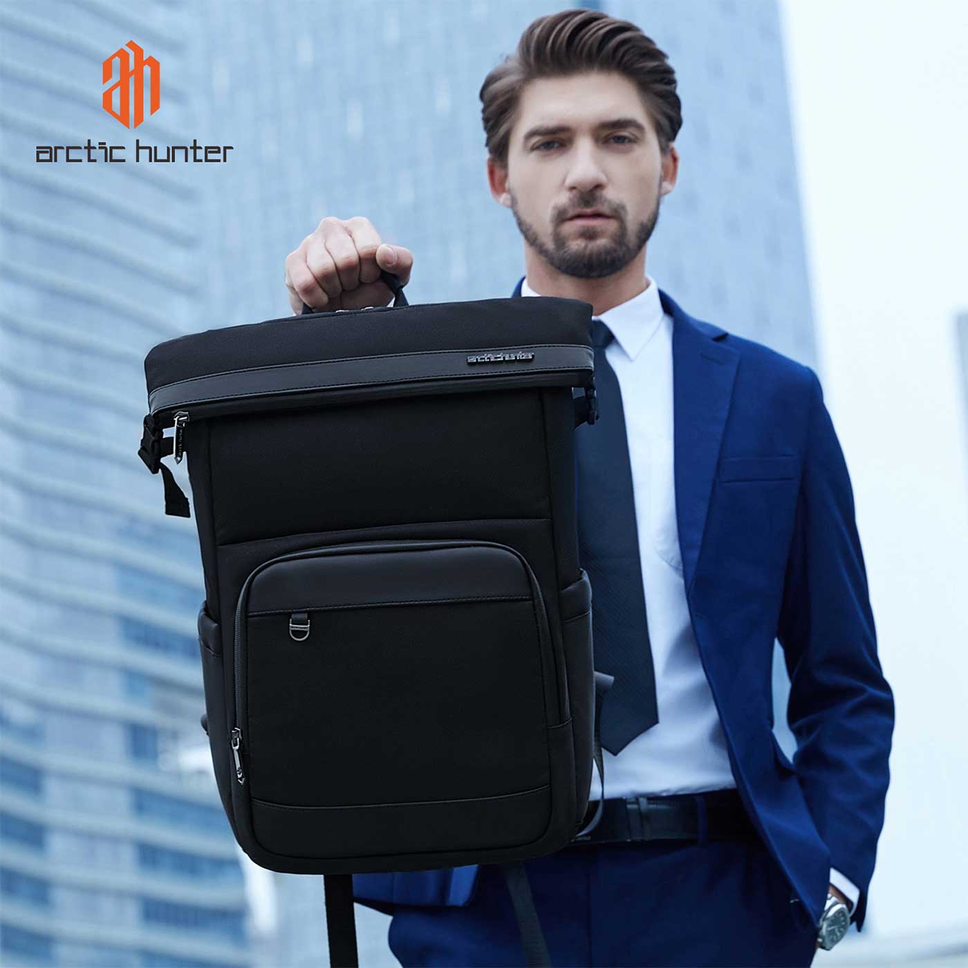 کوله پشتی آرکتیک هانتر مدل Arctic hunter B00684 مناسب لپ تاپ 15.6 اینچی